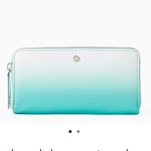 RARE! NWT Kate Spade Green Ombre Wallet